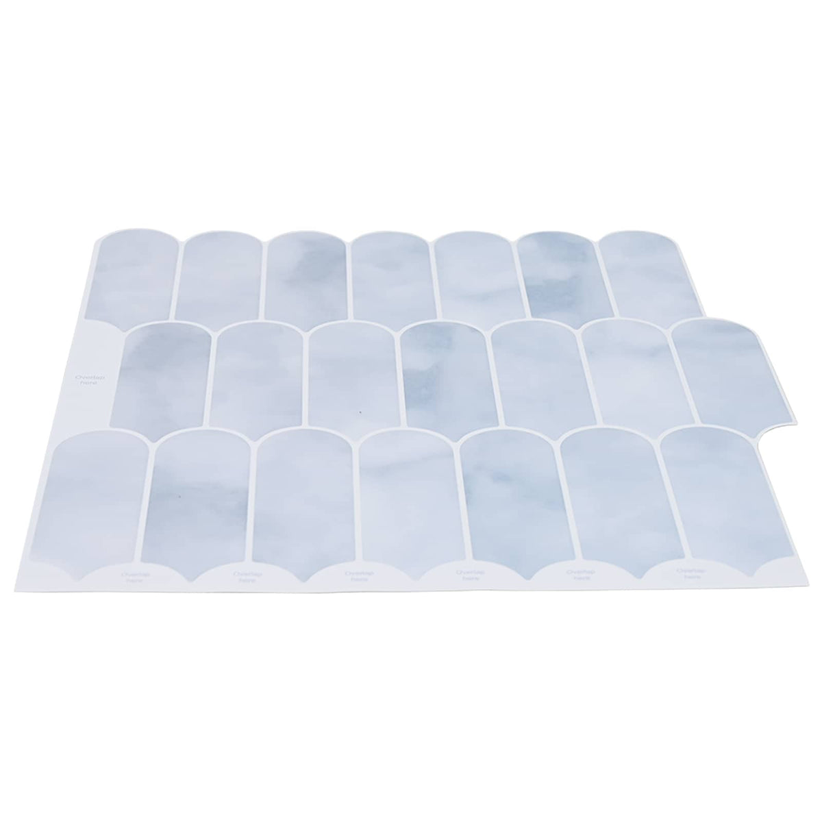 Federfliese 20 Stk. Himmelblau 30 x 30 cm Polyurethan und PET