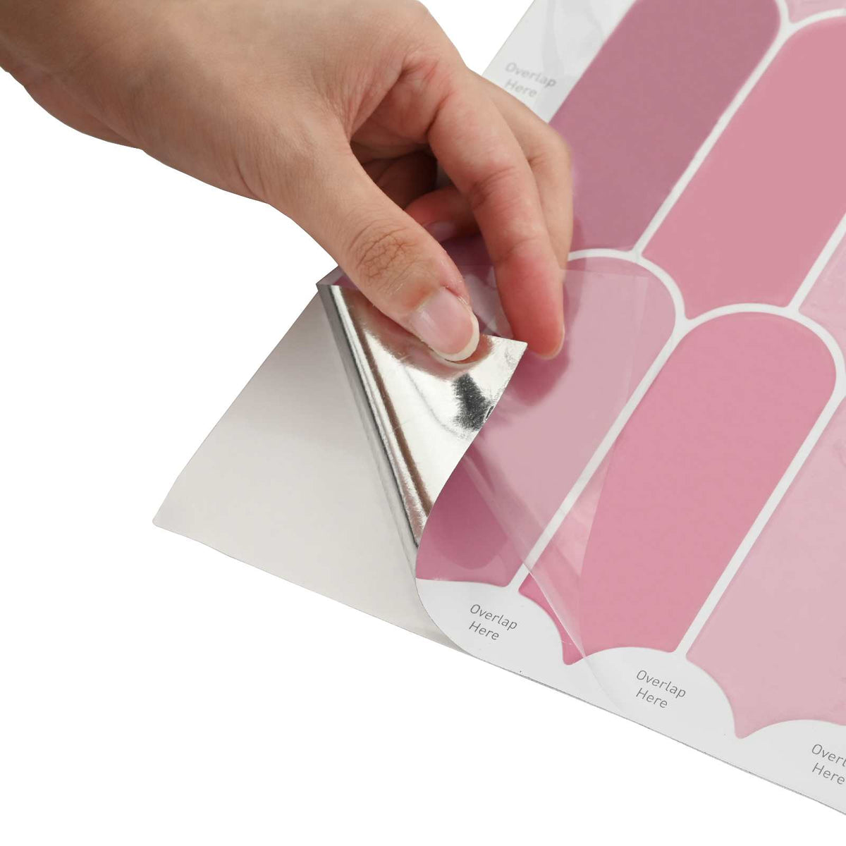Federfliese 10 Stk. Rosa 30 x 30 cm Polyurethan und PET