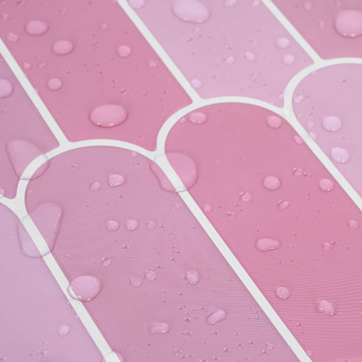 Federfliese 10 Stk. Rosa 30 x 30 cm Polyurethan und PET