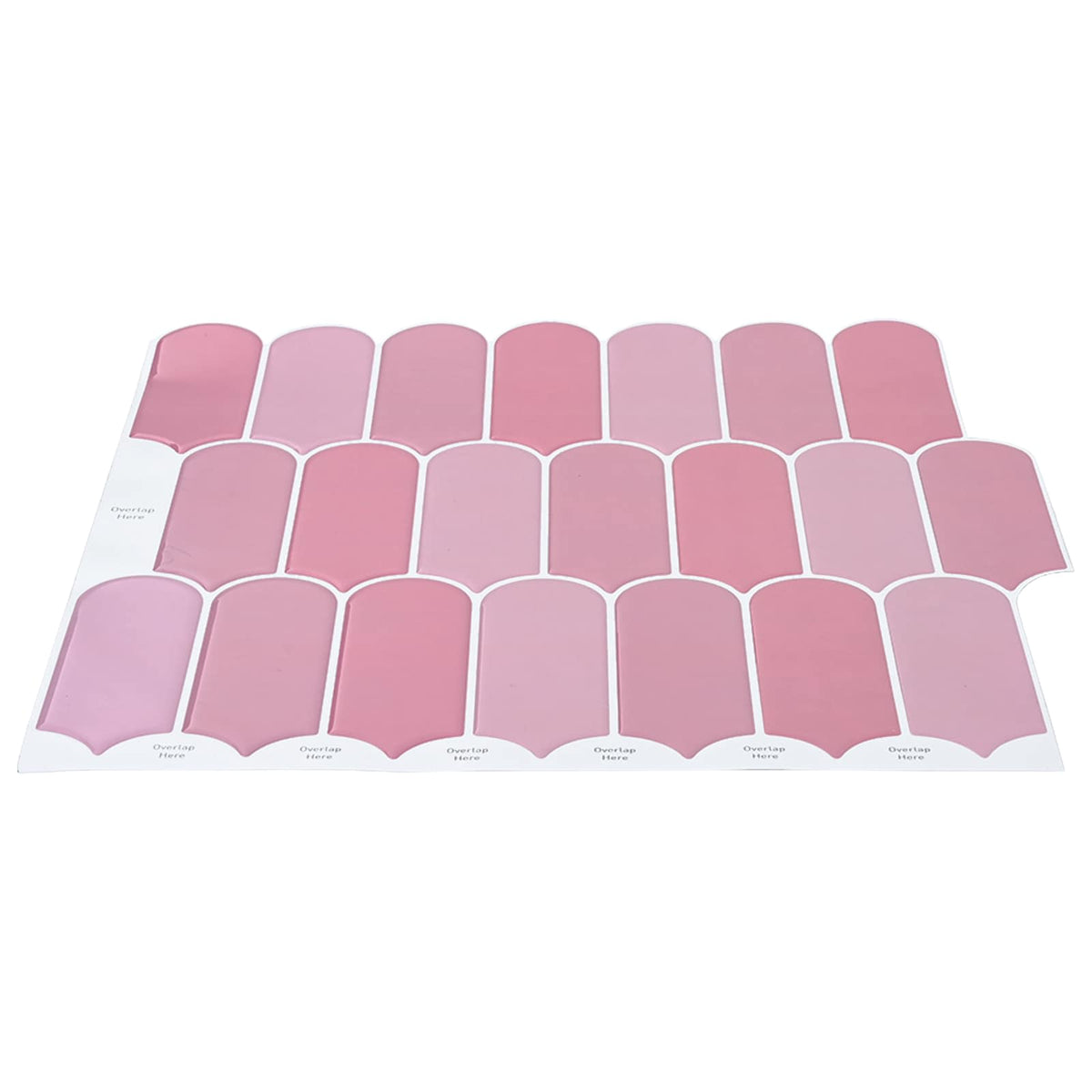 Federfliese 10 Stk. Rosa 30 x 30 cm Polyurethan und PET
