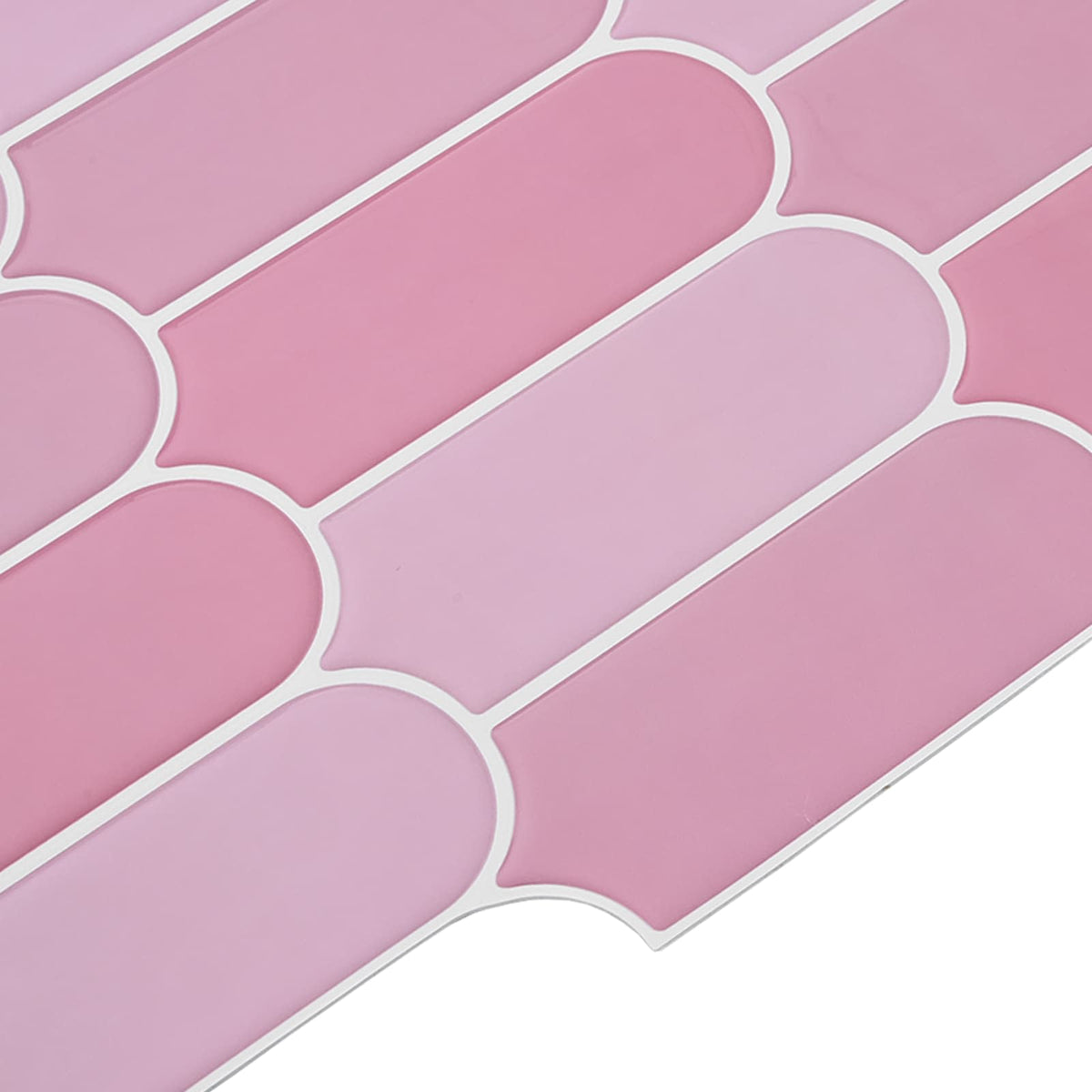 Federfliese 20 Stk. Rosa 30 x 30 cm Polyurethan und PET