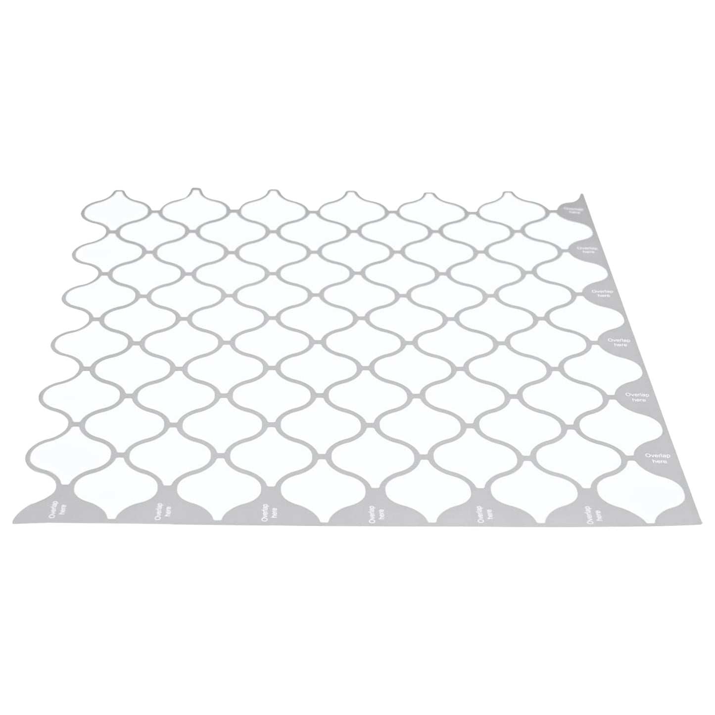 Lanturn Fliese 20 Stk. Weiß 27 x 27 cm Polyurethan und PET
