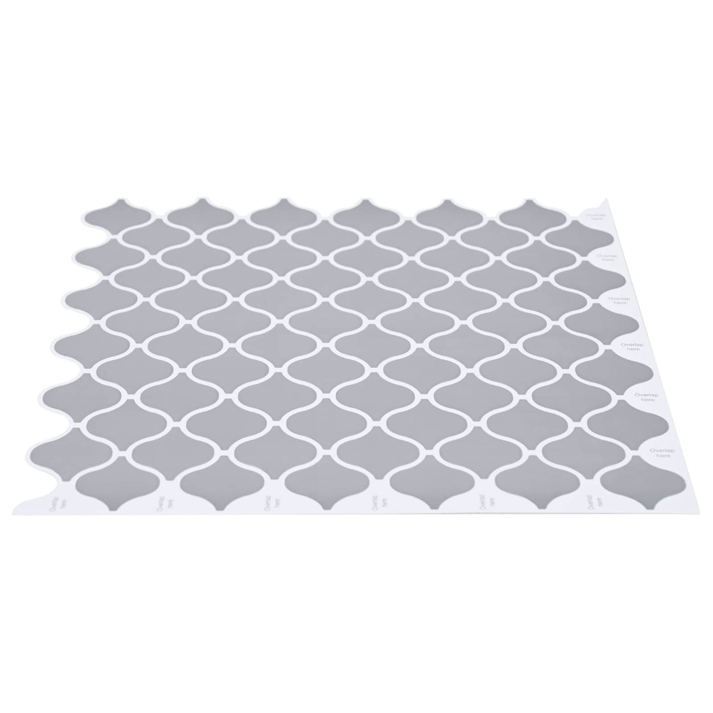 Lanturn Fliese 10 Stk. Grau 27 x 27 cm Polyurethan und PET