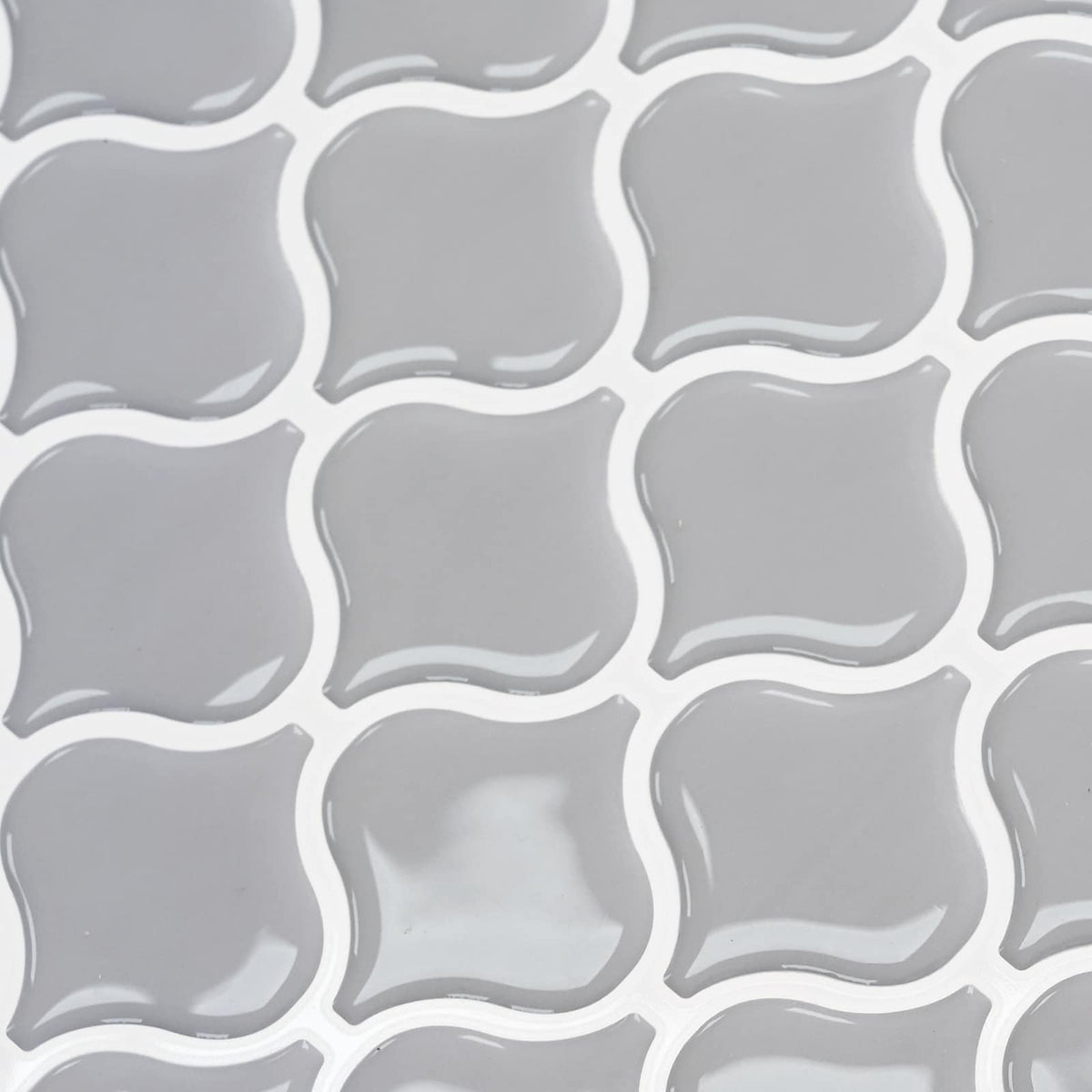 Lanturn Fliese 20 Stk. Grau 27 x 27 cm Polyurethan und PET