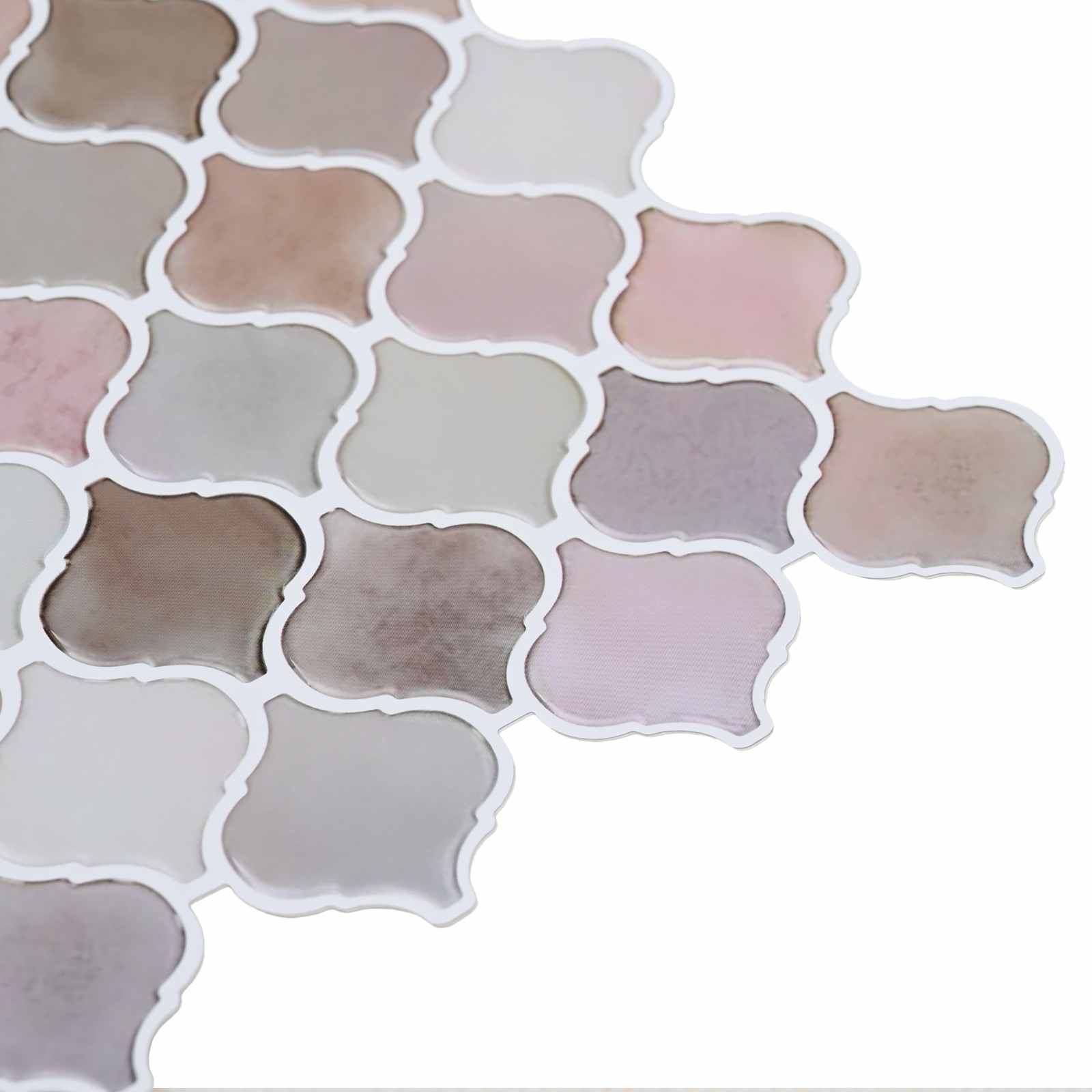 Lanturn Fliese 10 Stk. Beige 27 x 27 cm Polyurethan und PET