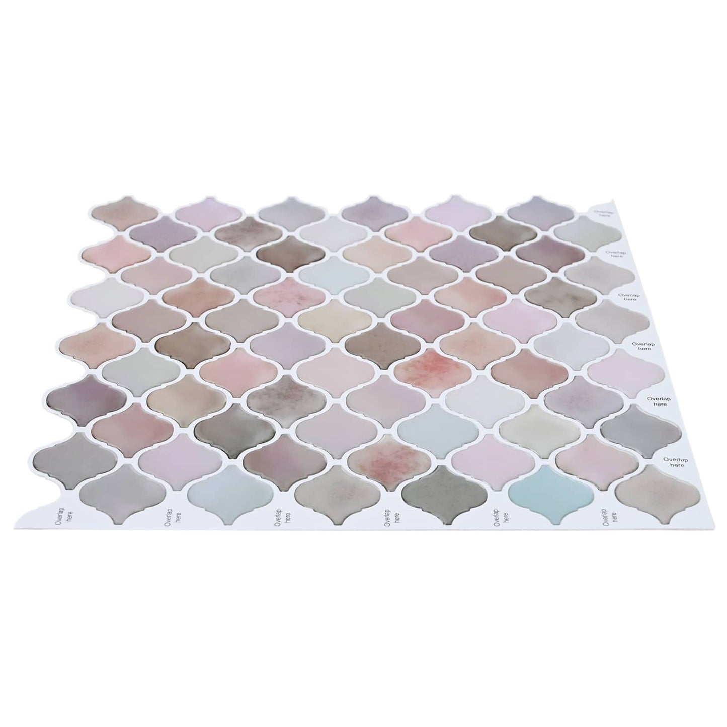 Lanturn Fliese 10 Stk. Beige 27 x 27 cm Polyurethan und PET