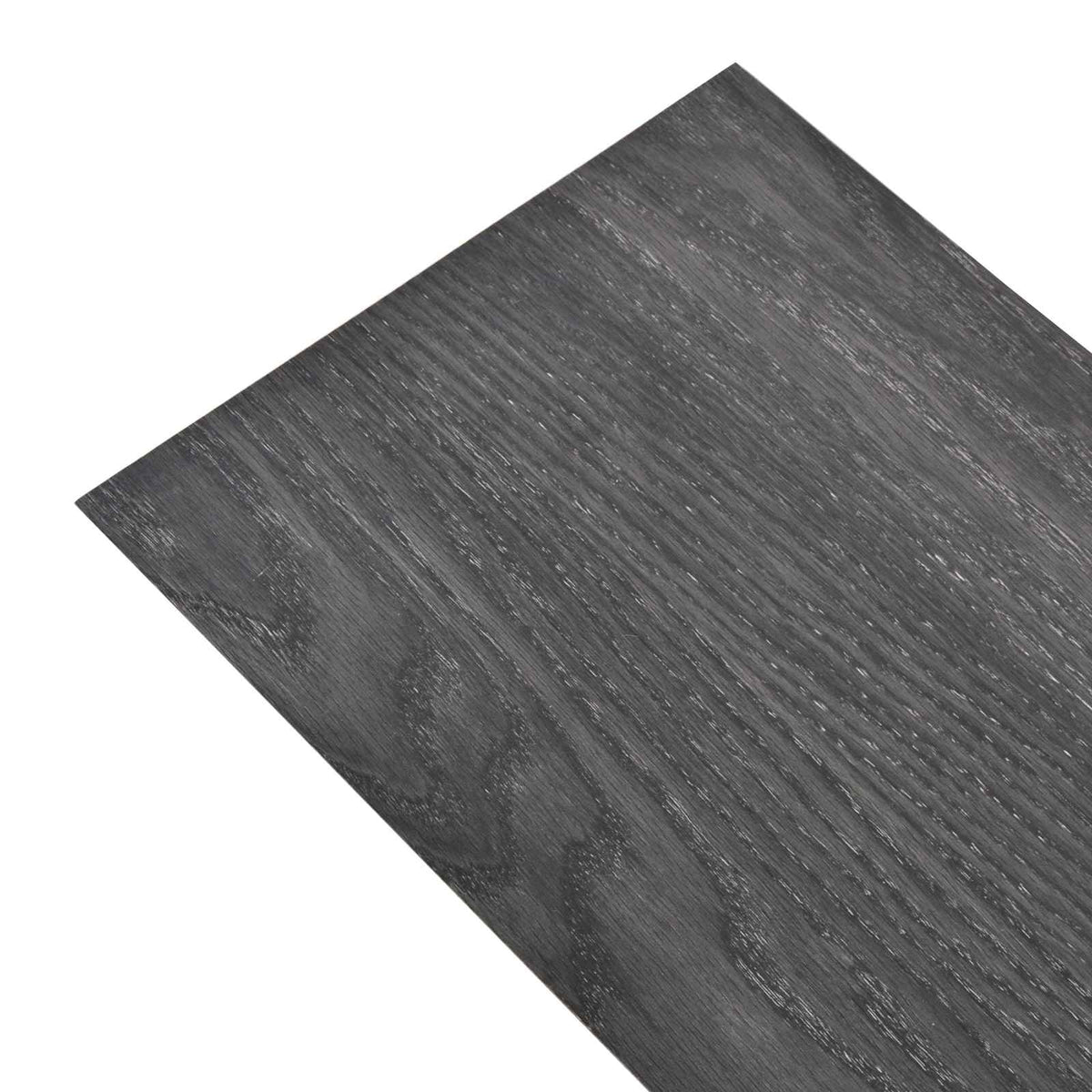 Bodenplanken Schwarz und Weiß 5,26 m² 18 Stk. PVC