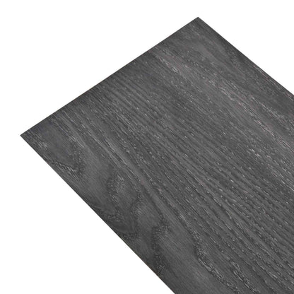 Bodenplanken Schwarz und Weiß 5,26 m² 18 Stk. PVC
