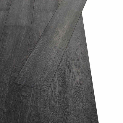 Bodenplanken Schwarz und Weiß 5,26 m² 18 Stk. PVC