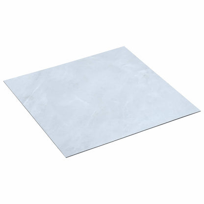Bodenplanken Weiß 5,11 m² 55 Stk. PVC