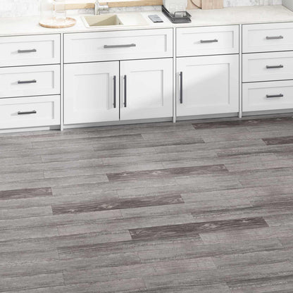 Bodenplanken Gestreiftes Holzlook 5,02 m² 36 Stk. PVC