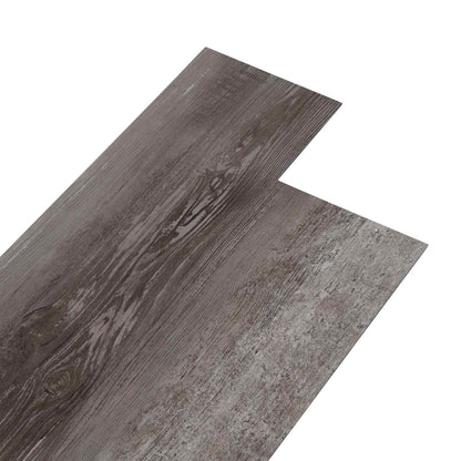 Bodenplanken Gestreiftes Holzlook 5,02 m² 36 Stk. PVC