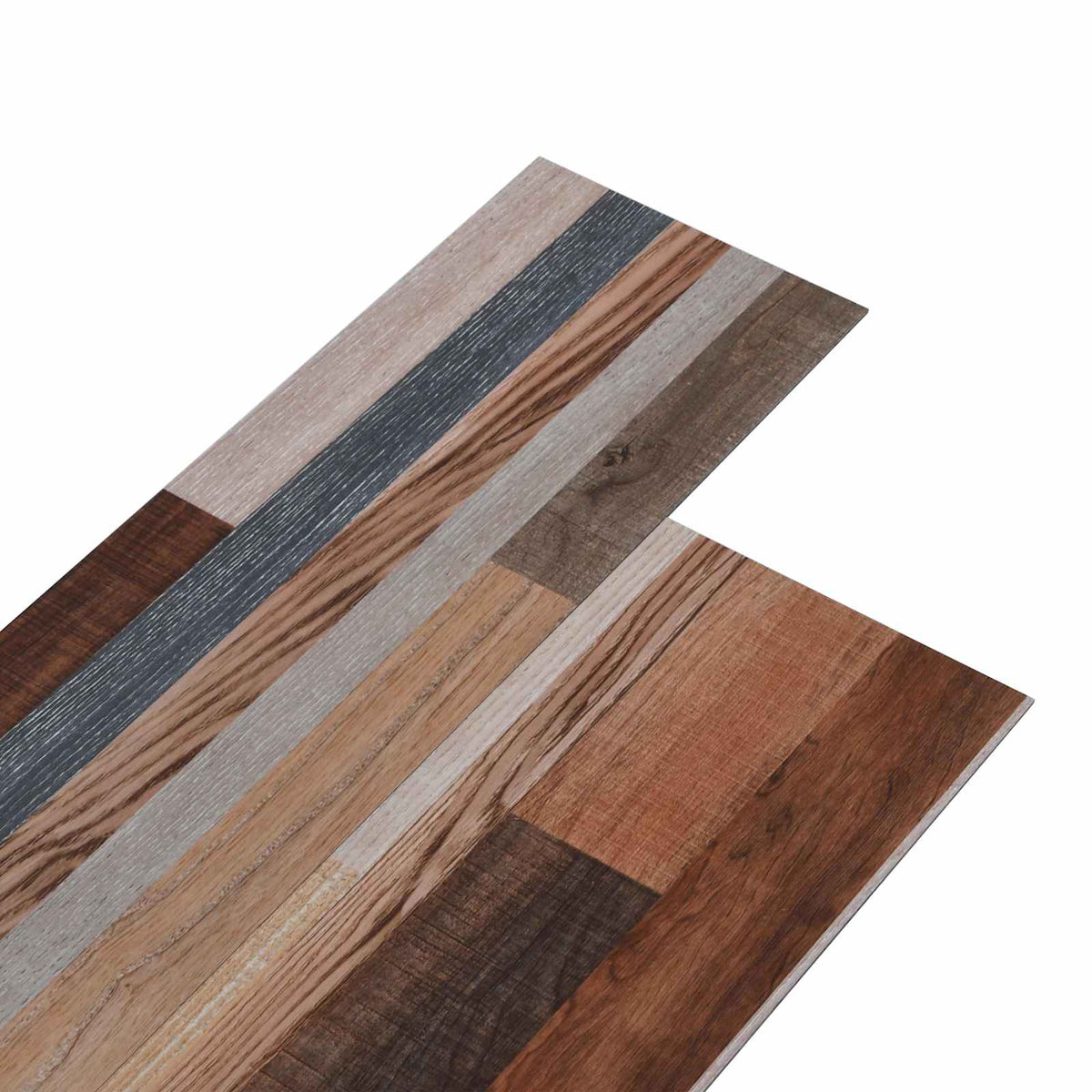 Bodenplanken Mehrfarbig 5,02 m² 36 Stk. PVC