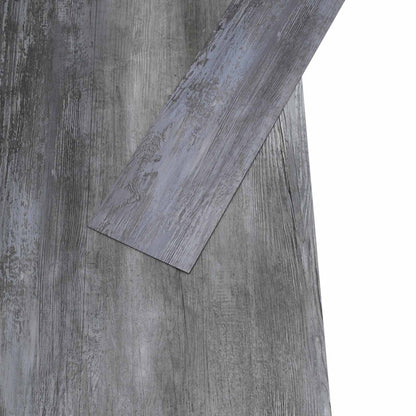 Selbstklebende Bodenbelagsdiele Glänzendes Grau 4,46 m² 32 Stk.