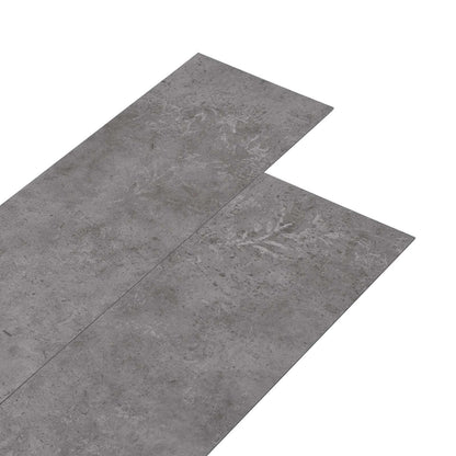Bodenplanken Betongrau 5,02 m² 36 Stk. PVC