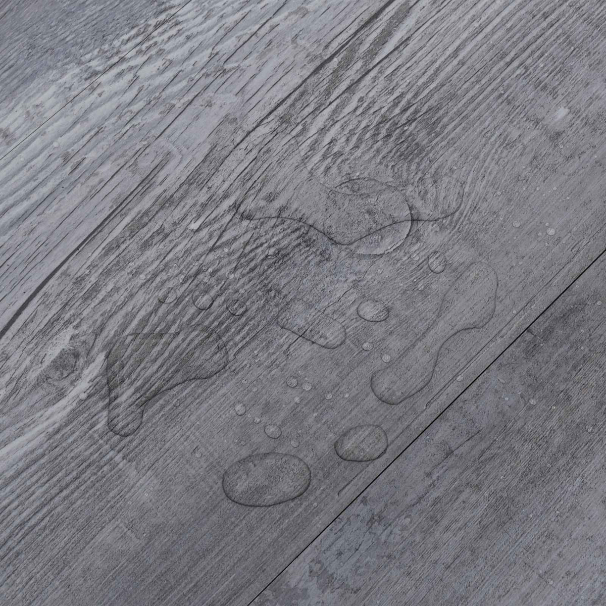 Bodenplanken Mattes Holzgrau 5,02 m² 36 Stk. PVC