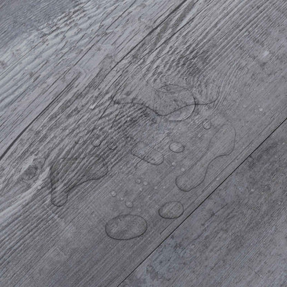 Bodenplanken Mattes Holzgrau 5,02 m² 36 Stk. PVC