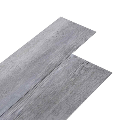 Bodenplanken Mattes Holzgrau 5,02 m² 36 Stk. PVC