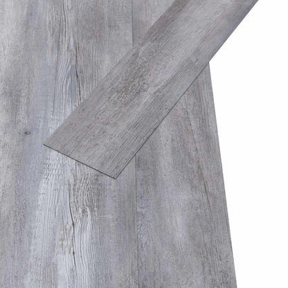 Bodenplanken Mattes Holzgrau 5,02 m² 36 Stk. PVC