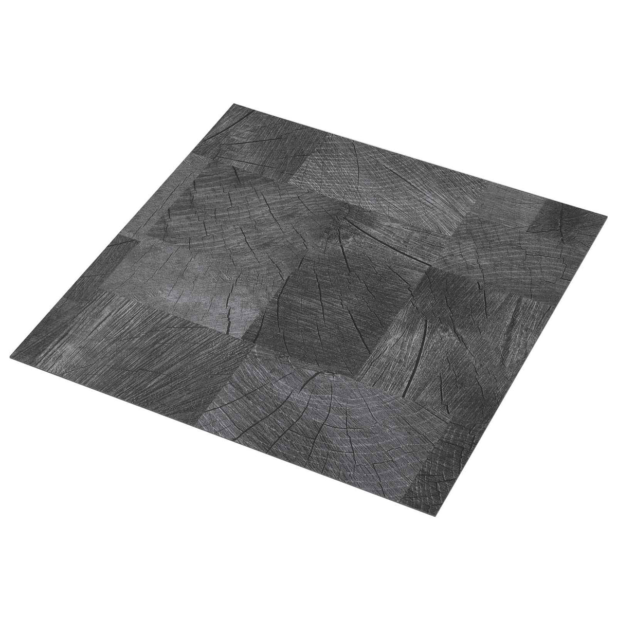 Bodenplanken Holzstruktur grau 5,11 m² 55 Stk. PVC