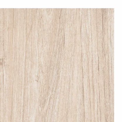 Bodenplanken Weiß und Holzfarbe 5,11 m² 55 Stk. PVC
