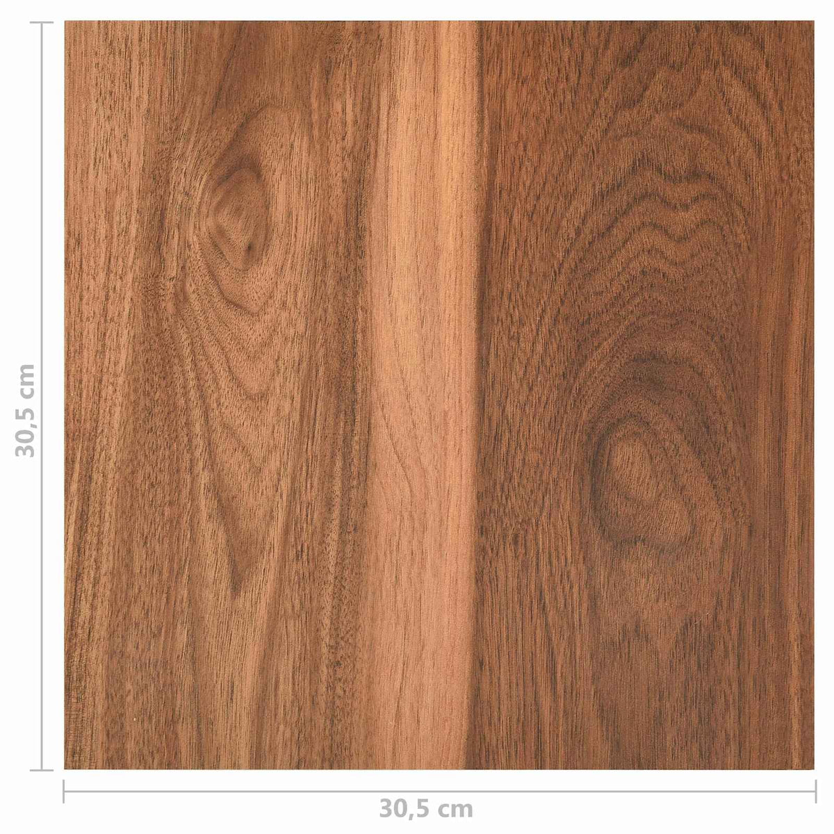 Bodenplanken Dunkles Holz 5,11 m² 55 Stk. PVC