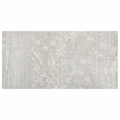 Bodenplanken Weiß und Holz 5,11 m² 55 Stk. PVC