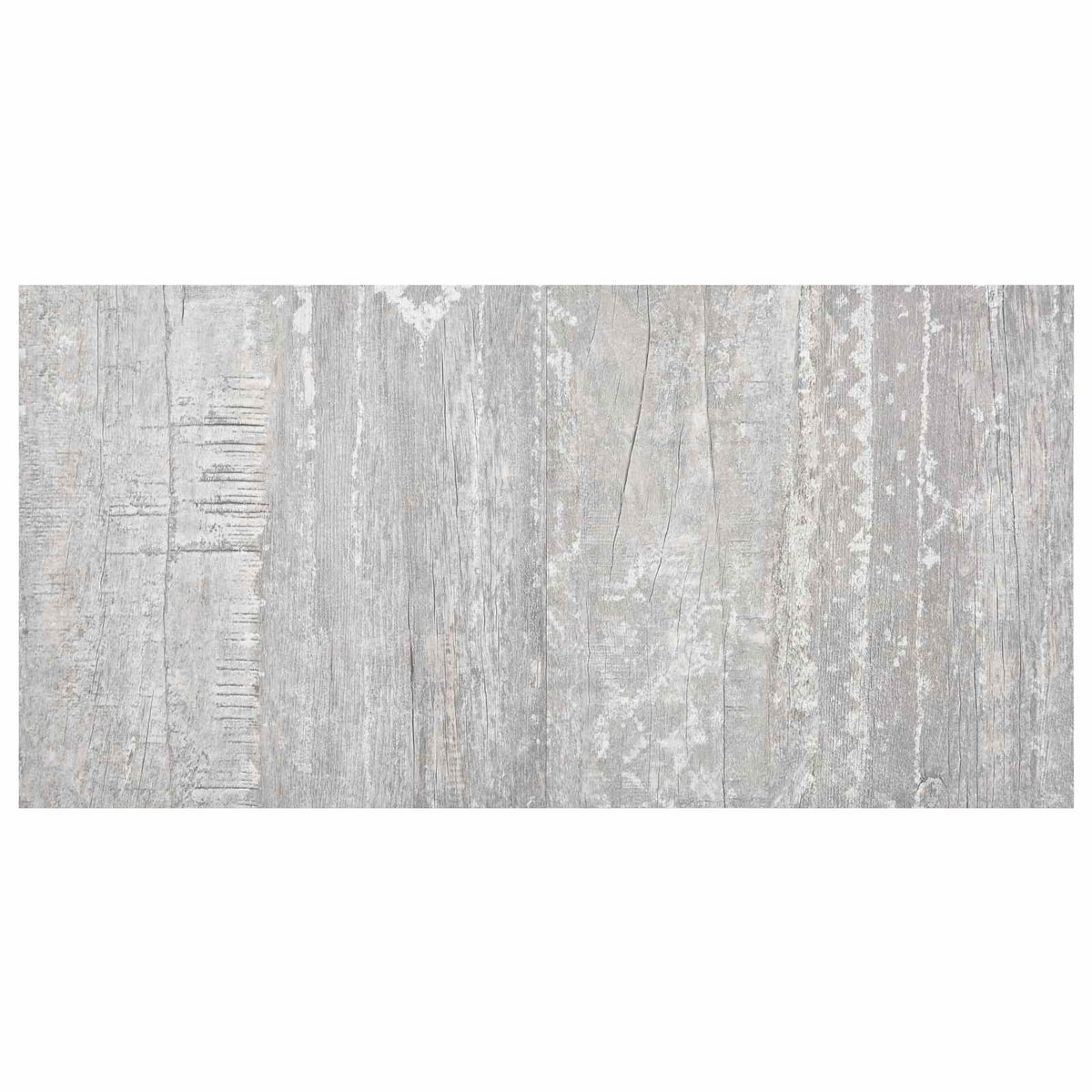 Bodenplanken Hellgrau und Weiß 5,11 m² 55 Stk. PVC