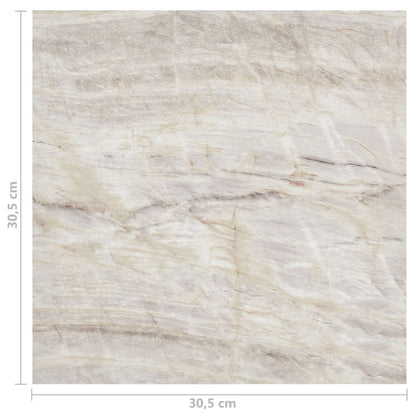 Bodenplanken Braun und Beige 5,11 m² 55 Stk. PVC