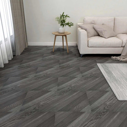 Bodenplanken Grau 5,11 m² 55 Stk. PVC