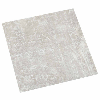 Selbstklebende Bodenplanken Hellgrau 30,5 x 30,5 cm 20 Stk. PVC