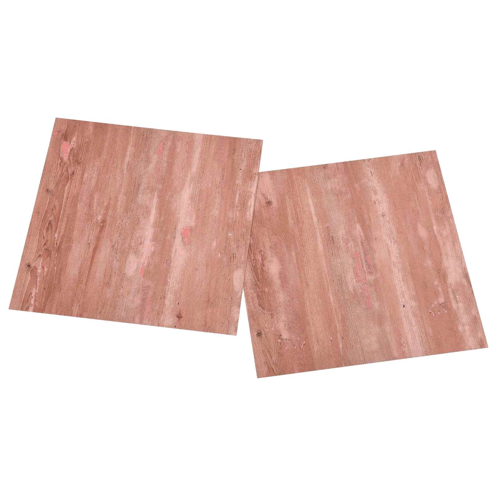 Selbstklebende Bodenplanken Rot 30,5 x 30,5 cm 20 Stk. PVC