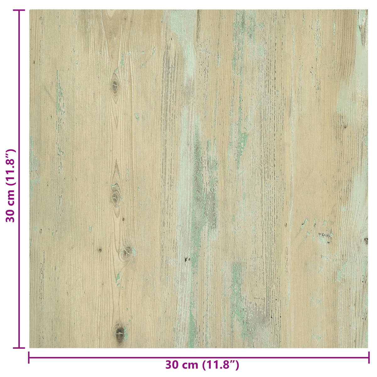Selbstklebende Bodenplanken Hellbraun 30,5 x 30,5 cm 20 Stk.