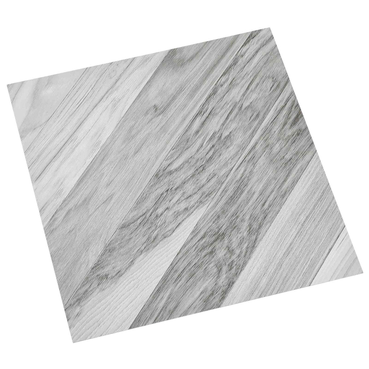 Selbstklebende Bodenplanken Grau gestreift 30,5 x 30,5 cm