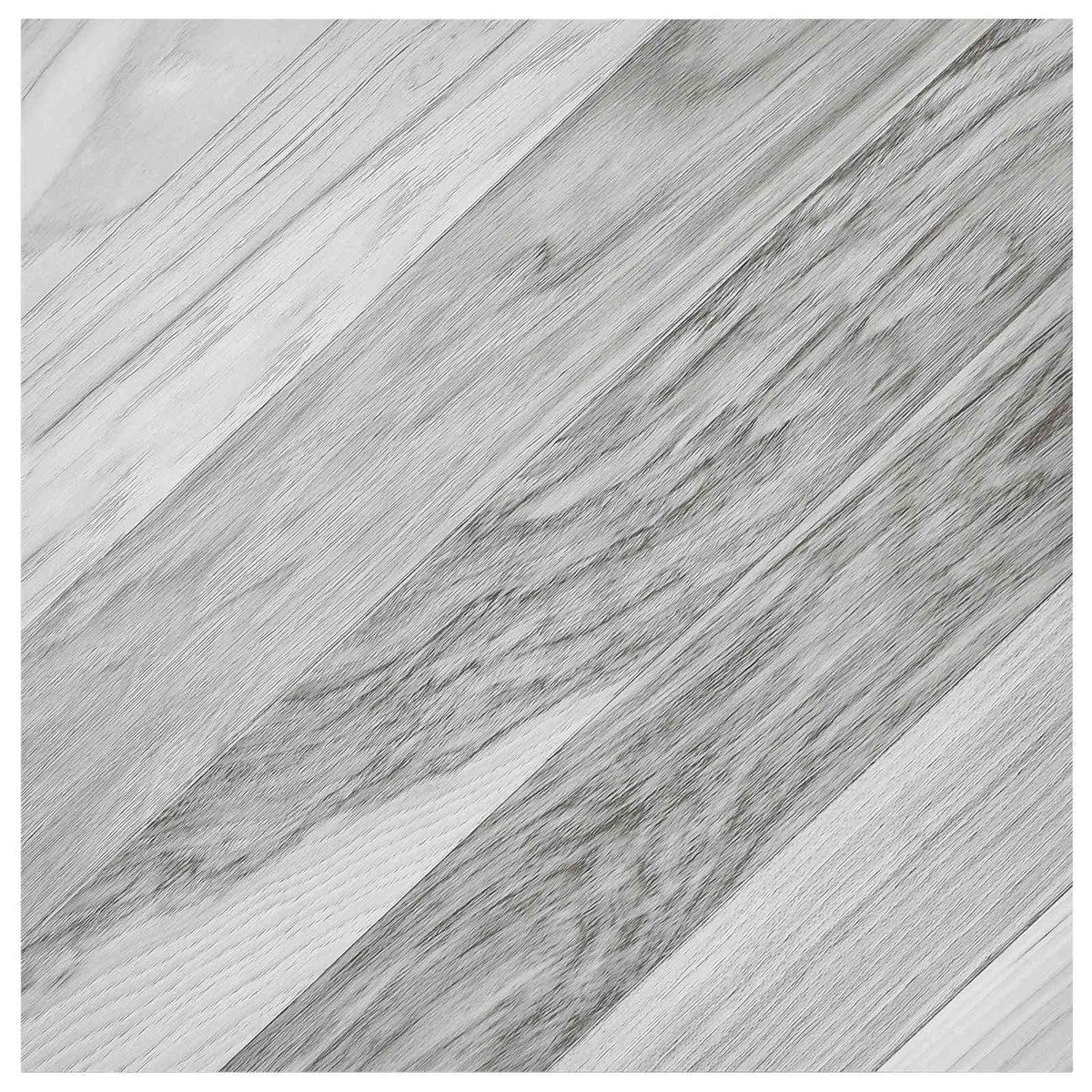 Selbstklebende Bodenplanken Grau gestreift 30,5 x 30,5 cm