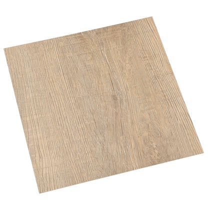 Selbstklebende Bodenplanken Dunkelbraun und Grau 30,5 x 30,5 cm