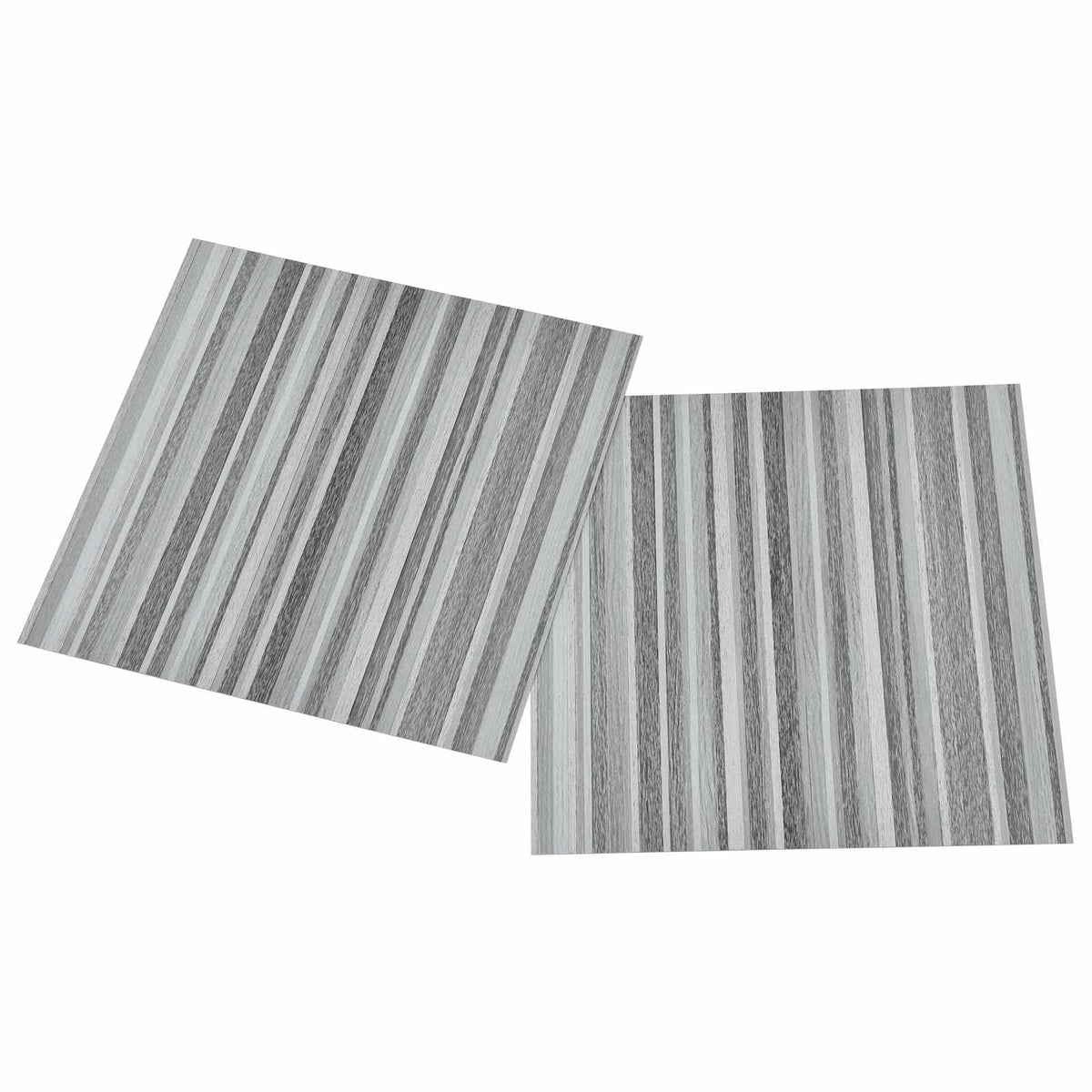 Selbstklebende Bodenplanken Grau und Schwarz 30,5 x 30,5 cm