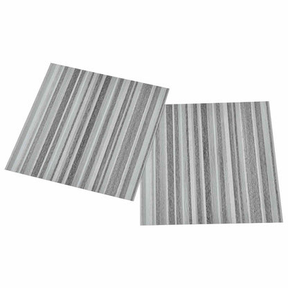 Selbstklebende Bodenplanken Grau und Schwarz 30,5 x 30,5 cm