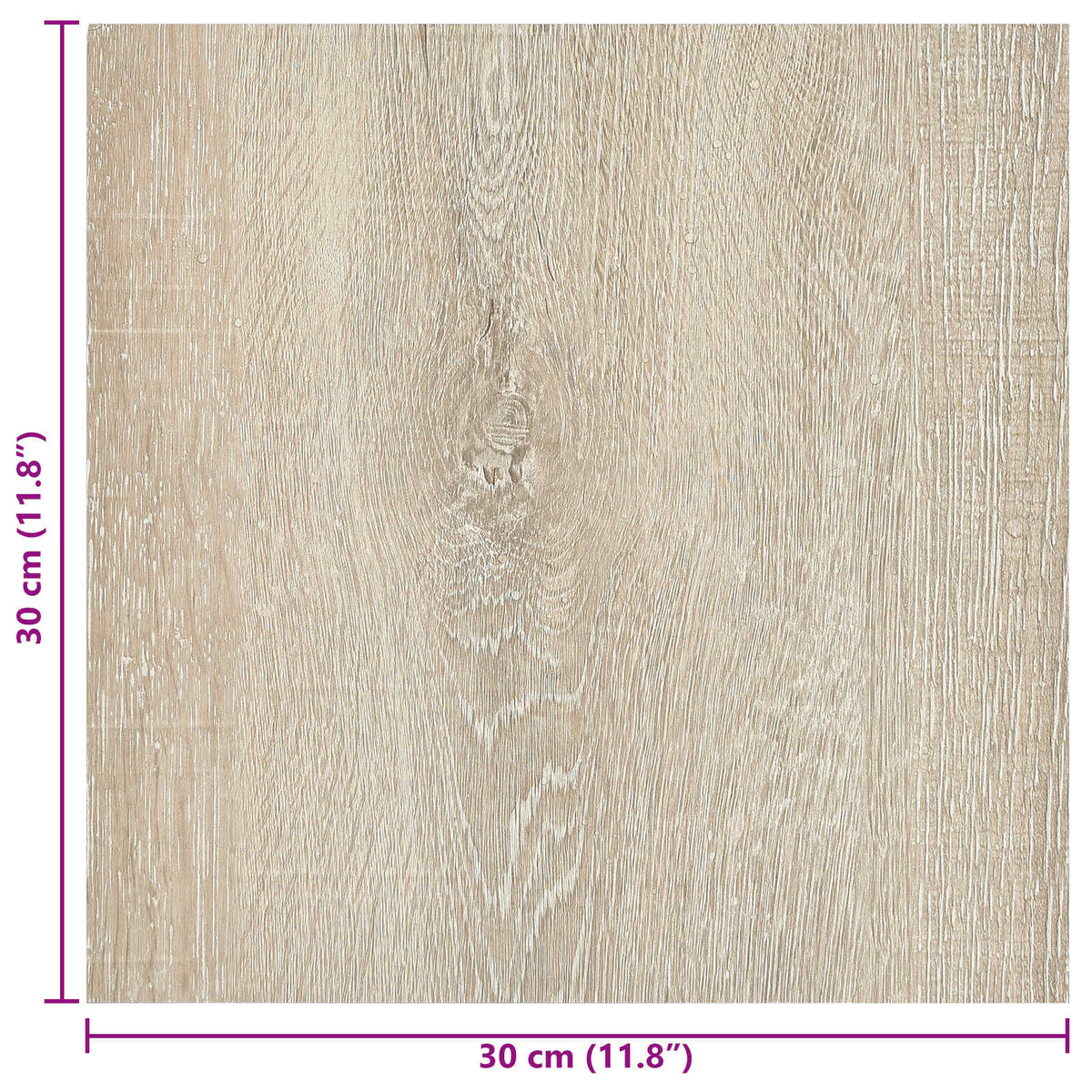 Selbstklebende Bodenplanken Braun und Beige 30,5 x 30,5 cm