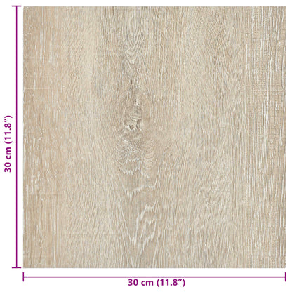 Selbstklebende Bodenplanken Braun und Beige 30,5 x 30,5 cm