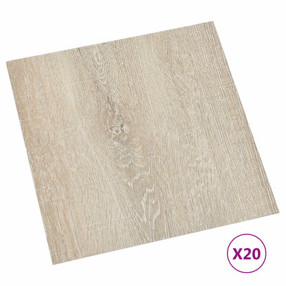 Selbstklebende Bodenplanken Braun und Beige 30,5 x 30,5 cm