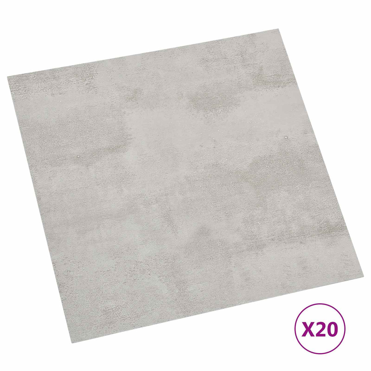 Selbstklebende Bodenplanken Weiß und Grau 30,5 x 30,5 cm