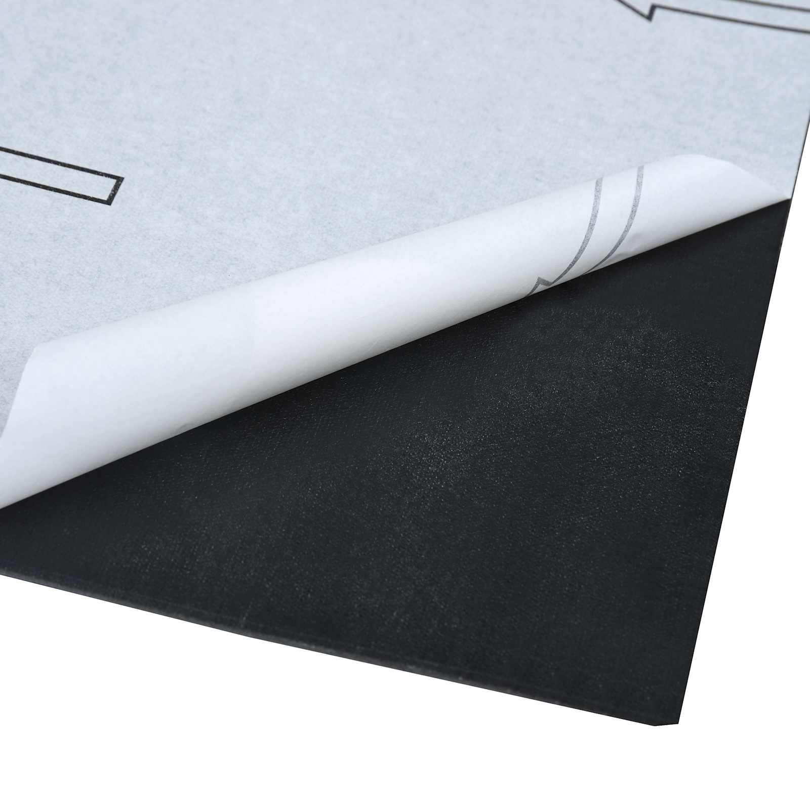 Selbstklebende Bodenplanken Schwarz Marmor 30,5 x 30,5 cm