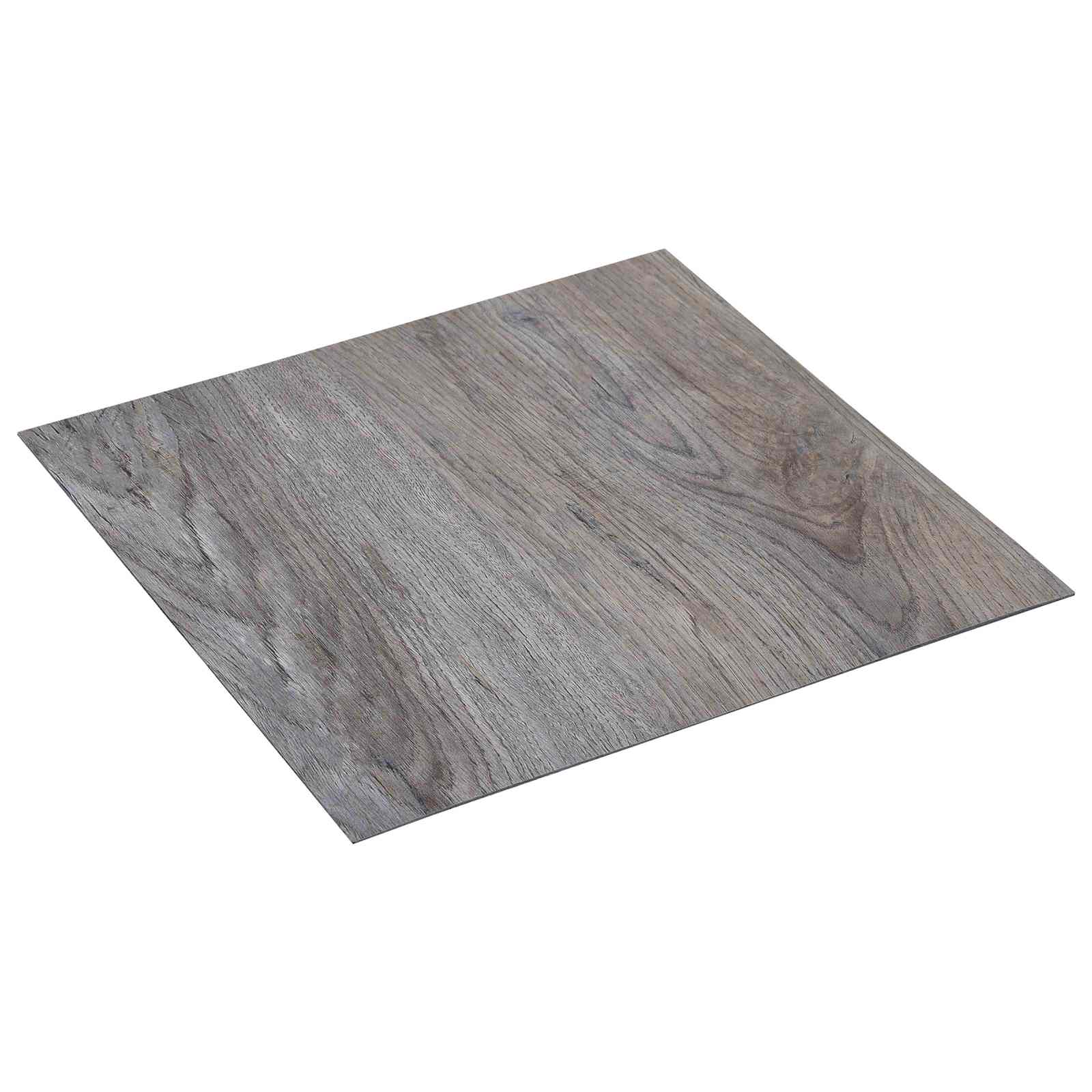 Selbstklebende Bodenplanken Hellbraun und Schwarz