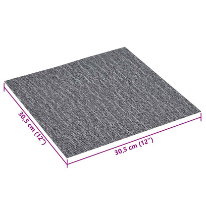 Selbstklebende Bodenplanken Grau und Hellgrau 30,5 x 30,5 cm