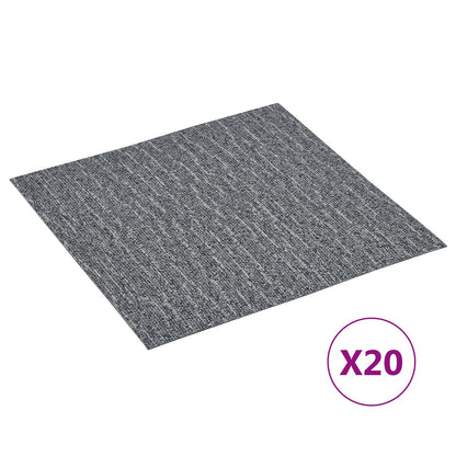 Selbstklebende Bodenplanken Grau und Hellgrau 30,5 x 30,5 cm