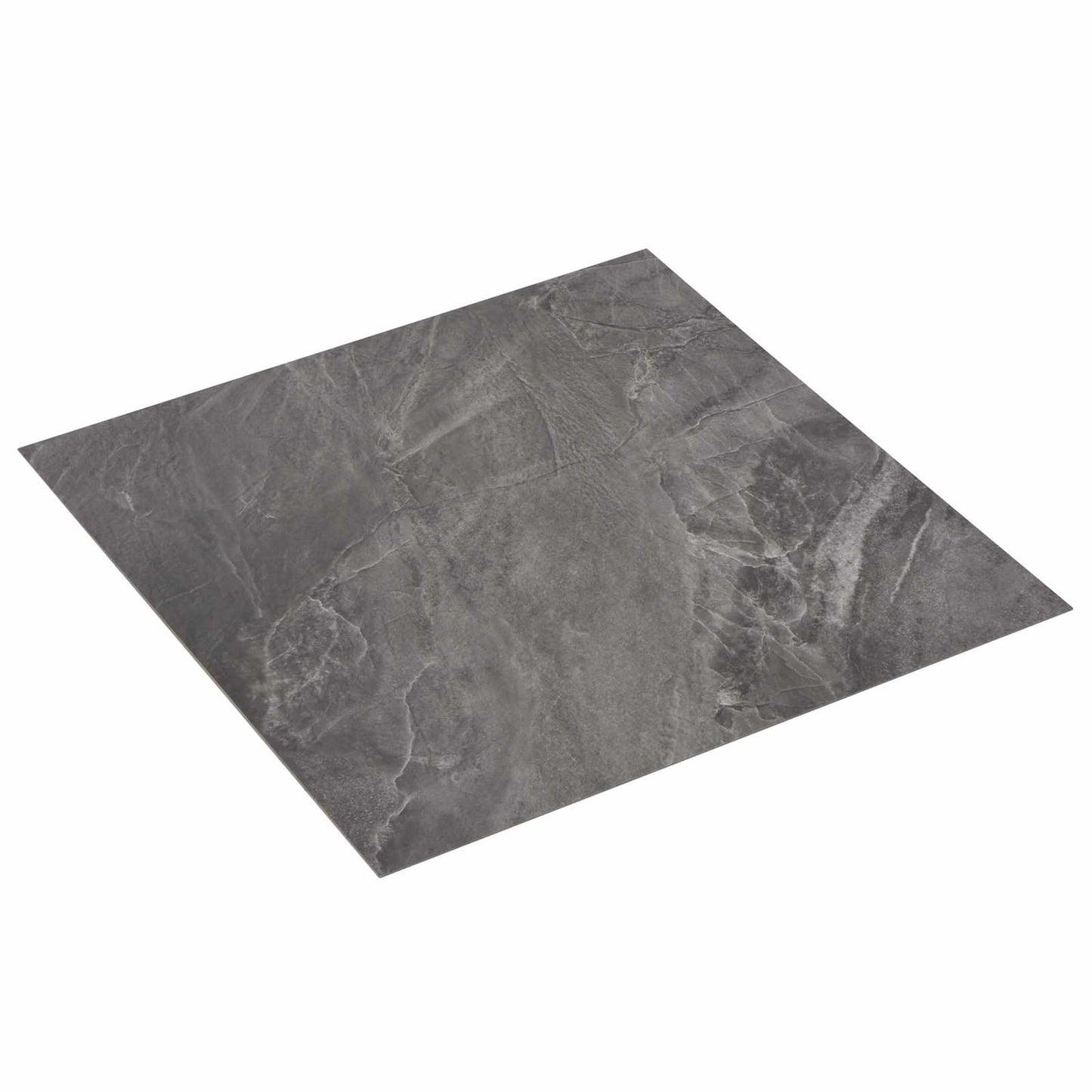 Selbstklebende Bodenplanken Schwarz 30,5 x 30,5 cm 20 Stk. PVC