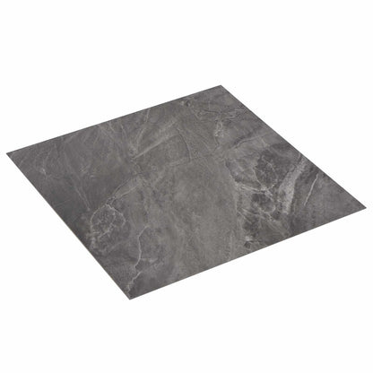 Selbstklebende Bodenplanken Schwarz 30,5 x 30,5 cm 20 Stk. PVC