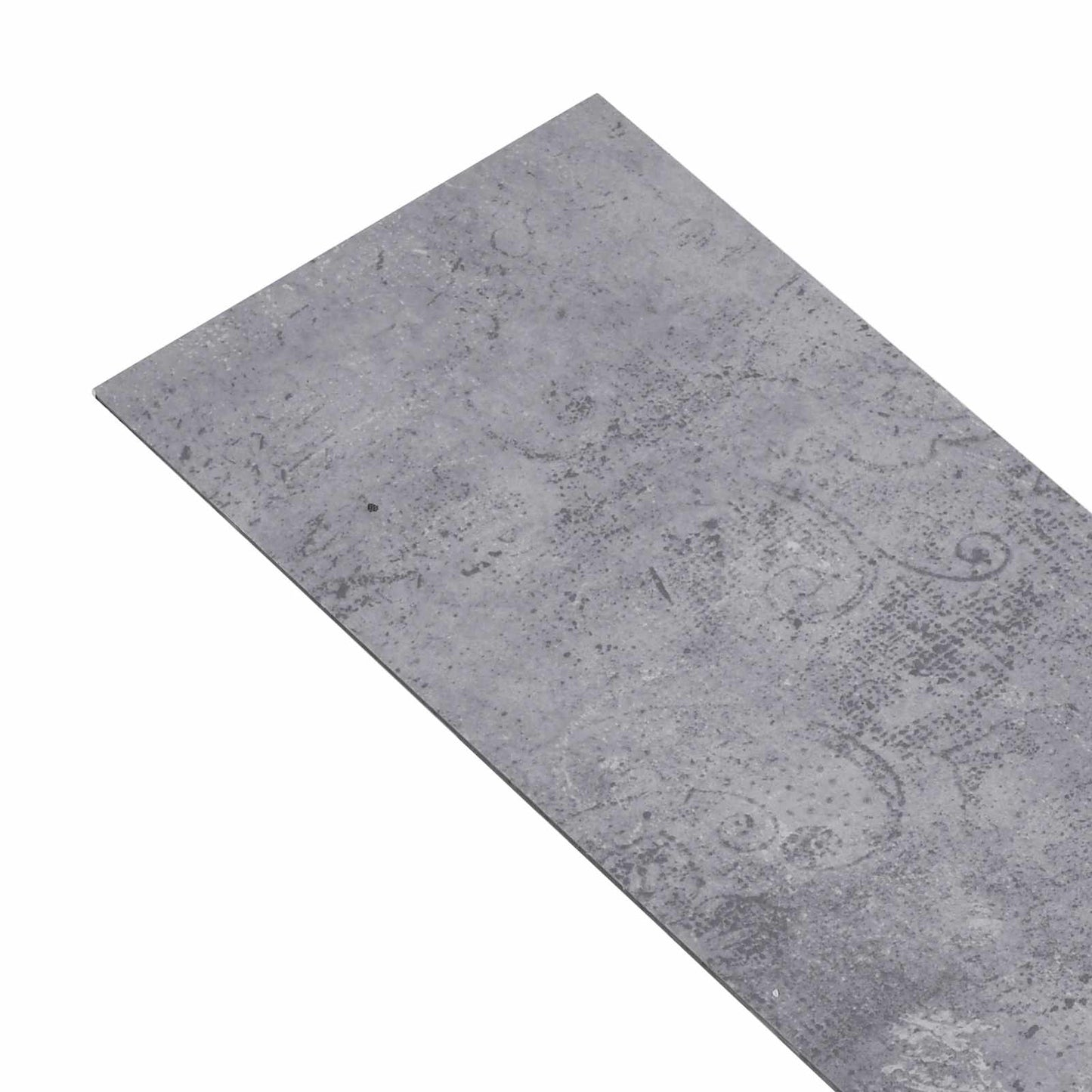 Selbstklebende PVC-Bodenplanken Zementgrau 30,5 x 61 cm 28 Stk.