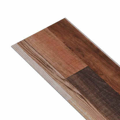 Selbstklebende PVC-Bodenplanken Mehrfarbig 30,5 x 61 cm 28 Stk.